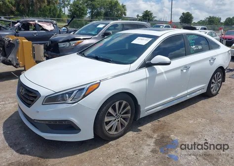 2016 Hyundai Sonata Sport from USA, damaged, VIN 5NPE34AFXGH402399